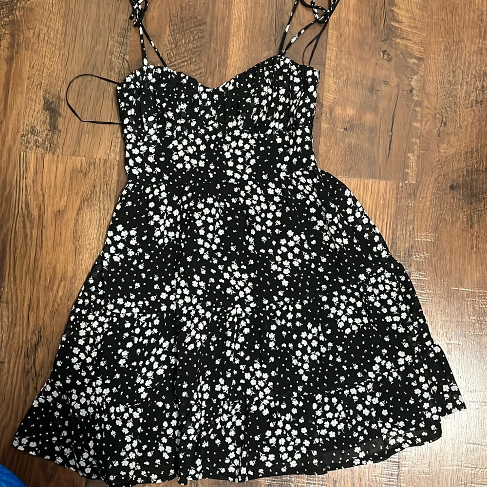 Flower mini dress